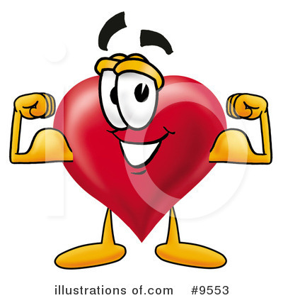 Love Heart Clipart #9553 by Mascot Junction