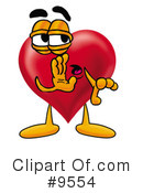 Heart Clipart #9554 by Mascot Junction