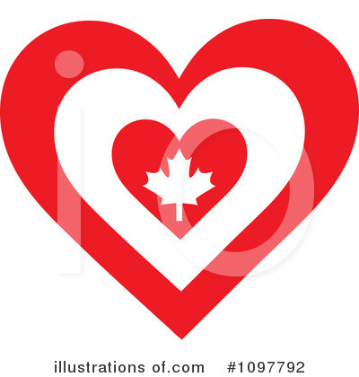 Canadian Flag Clipart #1097792 by Maria Bell