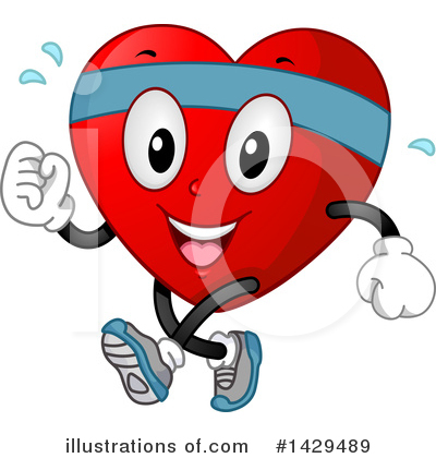 Royalty-Free (RF) Heart Mascot Clipart Illustration by BNP Design Studio - Stock Sample #1429489