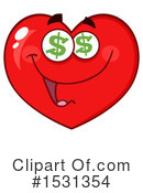 Heart Mascot Clipart #1531354 by Hit Toon