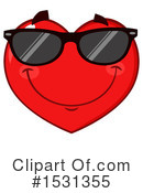 Heart Mascot Clipart #1531355 by Hit Toon