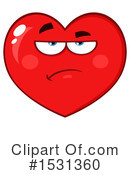 Heart Mascot Clipart #1531360 by Hit Toon
