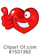 Heart Mascot Clipart #1531362 by Hit Toon