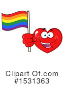 Heart Mascot Clipart #1531363 by Hit Toon