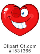 Heart Mascot Clipart #1531366 by Hit Toon