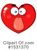 Heart Mascot Clipart #1531370 by Hit Toon