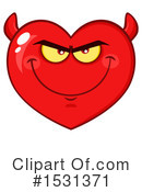 Heart Mascot Clipart #1531371 by Hit Toon