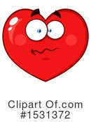 Heart Mascot Clipart #1531372 by Hit Toon