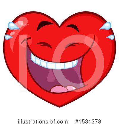 Royalty-Free (RF) Heart Mascot Clipart Illustration by Hit Toon - Stock Sample #1531373