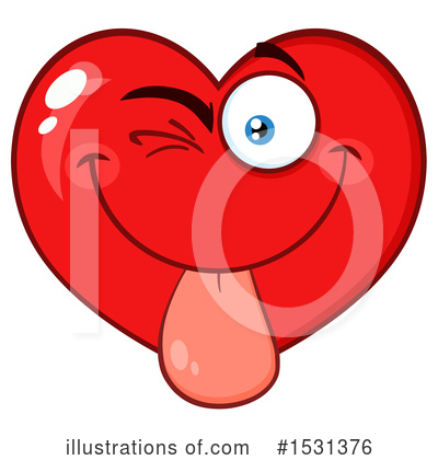 Royalty-Free (RF) Heart Mascot Clipart Illustration by Hit Toon - Stock Sample #1531376