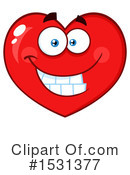 Heart Mascot Clipart #1531377 by Hit Toon