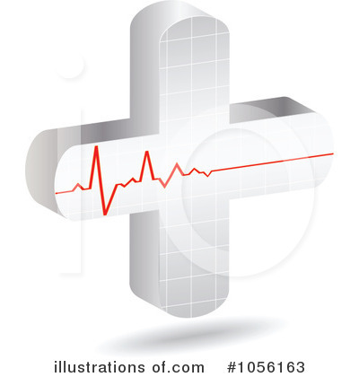 Royalty-Free (RF) Heartbeat Clipart Illustration by Andrei Marincas - Stock Sample #1056163