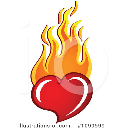 Royalty-Free (RF) Hearts Clipart Illustration by visekart - Stock Sample #1090599
