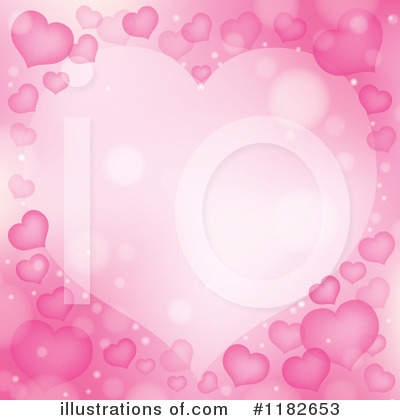 Heart Background Clipart #1182653 by visekart