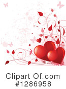 Hearts Clipart #1286958 by Pushkin