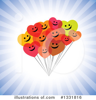 Royalty-Free (RF) Hearts Clipart Illustration by ColorMagic - Stock Sample #1331816