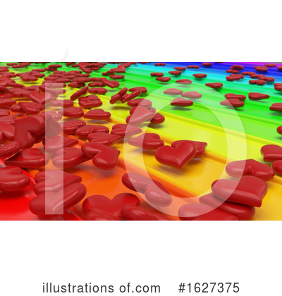 Royalty-Free (RF) Hearts Clipart Illustration by KJ Pargeter - Stock Sample #1627375