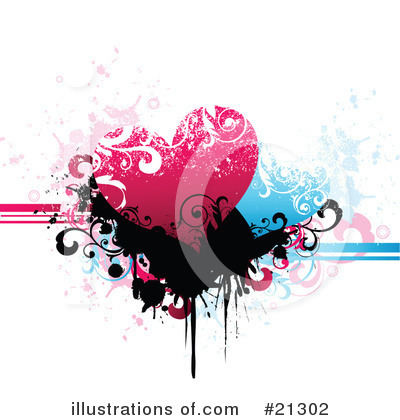 Royalty-Free (RF) Hearts Clipart Illustration by OnFocusMedia - Stock Sample #21302