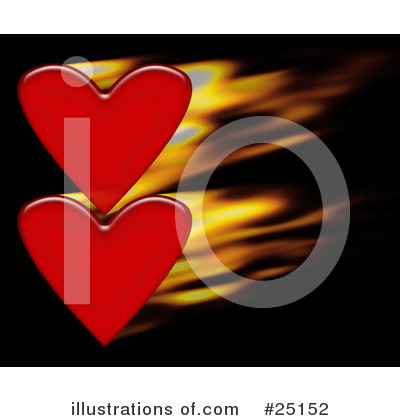 Royalty-Free (RF) Hearts Clipart Illustration by KJ Pargeter - Stock Sample #25152