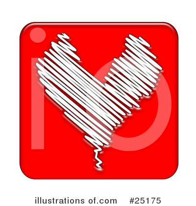 Royalty-Free (RF) Hearts Clipart Illustration by KJ Pargeter - Stock Sample #25175