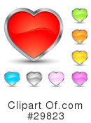 Hearts Clipart #29823 by beboy