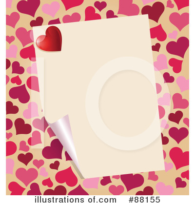 Royalty-Free (RF) Hearts Clipart Illustration by Pushkin - Stock Sample #88155