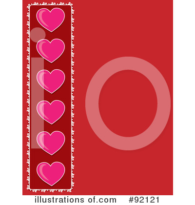 Royalty-Free (RF) Hearts Clipart Illustration by Maria Bell - Stock Sample #92121