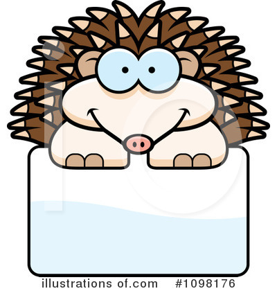 Hedgehog Clipart #1098176 by Cory Thoman