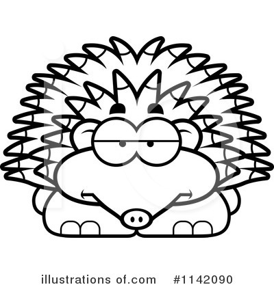 Royalty-Free (RF) Hedgehog Clipart Illustration by Cory Thoman - Stock Sample #1142090