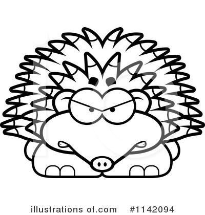 Hedgehog Clipart #1142094 by Cory Thoman