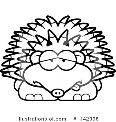 Hedgehog Clipart #1142096 by Cory Thoman