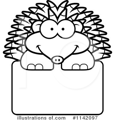 Hedgehog Clipart #1142097 by Cory Thoman