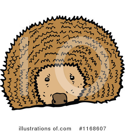 Royalty-Free (RF) Hedgehog Clipart Illustration by lineartestpilot - Stock Sample #1168607