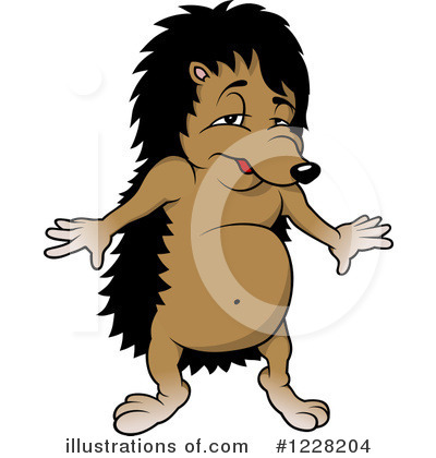Royalty-Free (RF) Hedgehog Clipart Illustration by dero - Stock Sample #1228204