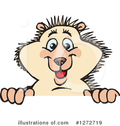 Royalty-Free (RF) Hedgehog Clipart Illustration by Dennis Holmes Designs - Stock Sample #1272719