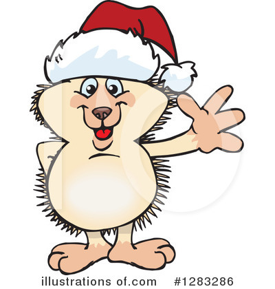 Hedgehog Clipart #1283286 by Dennis Holmes Designs