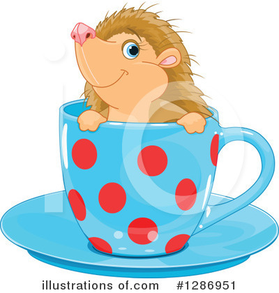 Royalty-Free (RF) Hedgehog Clipart Illustration by Pushkin - Stock Sample #1286951