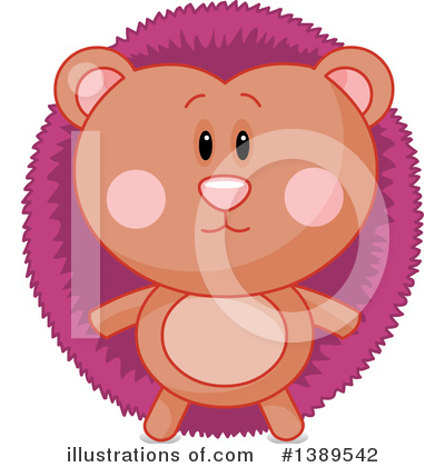 Royalty-Free (RF) Hedgehog Clipart Illustration by Pushkin - Stock Sample #1389542