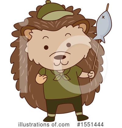 Royalty-Free (RF) Hedgehog Clipart Illustration by BNP Design Studio - Stock Sample #1551444