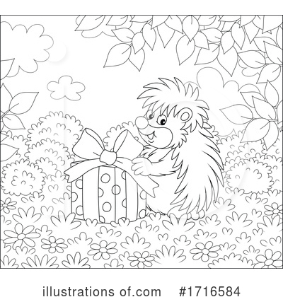 Royalty-Free (RF) Hedgehog Clipart Illustration by Alex Bannykh - Stock Sample #1716584