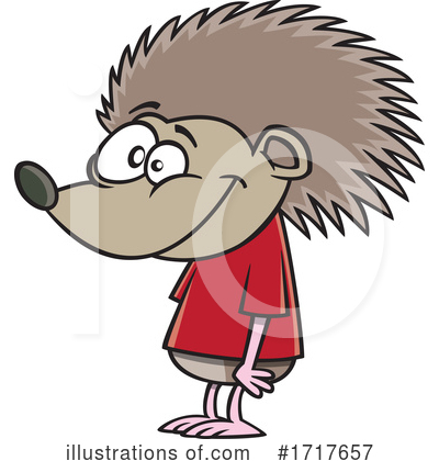 Royalty-Free (RF) Hedgehog Clipart Illustration by toonaday - Stock Sample #1717657