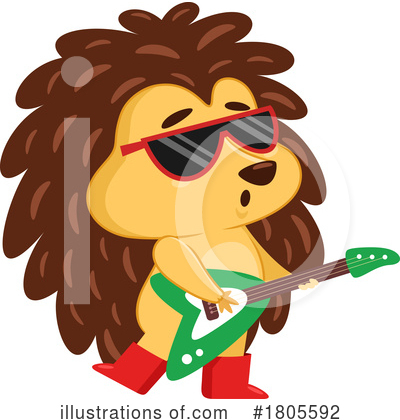 Guitarist Clipart #1805592 by Hit Toon