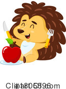 Hedgehog Clipart #1805596 by Hit Toon
