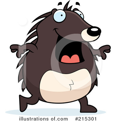 Hedgehog Clipart #215301 by Cory Thoman