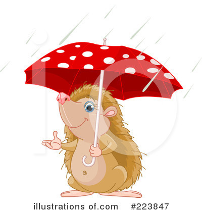 Royalty-Free (RF) Hedgehog Clipart Illustration by Pushkin - Stock Sample #223847