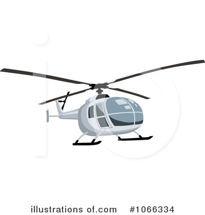 Royalty-Free (RF) Helicopter Clipart Illustration by Vector Tradition SM - Stock Sample #1066334