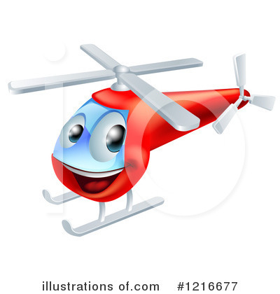 Royalty-Free (RF) Helicopter Clipart Illustration by AtStockIllustration - Stock Sample #1216677