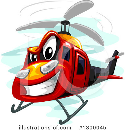 Royalty-Free (RF) Helicopter Clipart Illustration by BNP Design Studio - Stock Sample #1300045