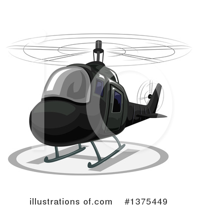 Royalty-Free (RF) Helicopter Clipart Illustration by BNP Design Studio - Stock Sample #1375449